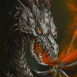 Dark Tomb - Dragon Portrait