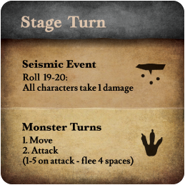 Dark Tomb Gameplay - Stage Turn Card